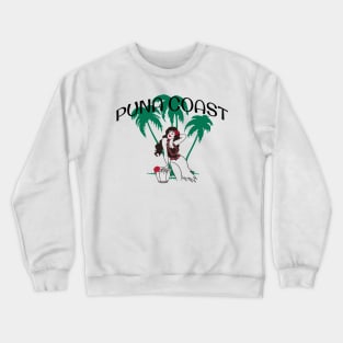 Puna Coast Drummer Girl Crewneck Sweatshirt